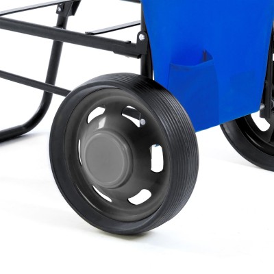 Ruota grande in plastica per carrello spiaggia terreni difficili e sabbia