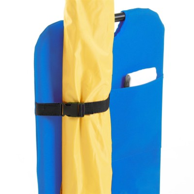 Chiusura a scatto con cinghia regolabile per carrello mare porta ombrellone