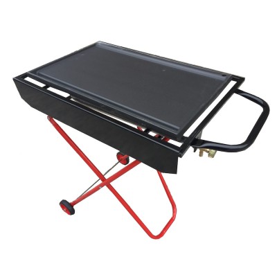 BARBECUE A GAS CON PIASTRA IN GHISA TRASPORTABILE A.145